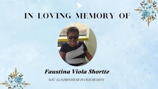 Celebrating The Life Of Faustina Viola Shortte [upl. by Naltiak]