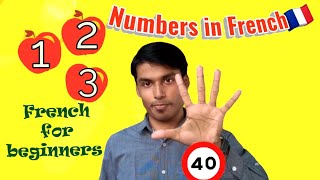 French numbers 1 to 100 with pronunciation  Numbers in french [upl. by Egin]