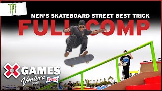 Monster Energy Men’s Skateboard Street Best Trick FULL COMPETITION  X Games Ventura 2024 [upl. by Learsiy]