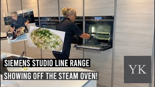 Siemens studio line range  Showing off the steam oven [upl. by Far]