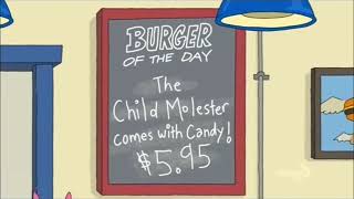 Bobs Burgers Season 1 Episode 1 Burger of the Day quotChild Molesterquot [upl. by Nonnek]