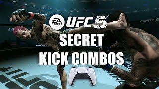 UFC 5  EASY SECRET KICK COMBOS [upl. by Eiznikcm]