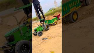 John Deere 5050d vs 2 trolley 💪💪🔥🔥johndeere tochanking [upl. by Eliades303]