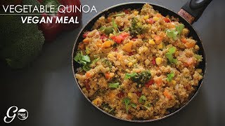 Vegan Quinoa Recipes l One Pot Vegan Vegetable Quinoa Recipe l Vegan amp Glutenfree [upl. by Ariam530]