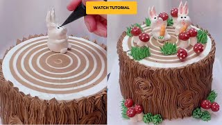 How to Make a Delicious Cake at Home  Easy amp Quick Recipe  Best Kids cake  Cake Decorating art [upl. by Randall]