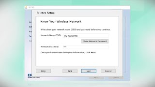 Epson Expression Home XP340 Wireless Setup Using the Control Panel [upl. by Annmarie]