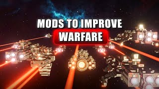 Modded Combat OVERHAUL  Mods To Improve Warfare In stellaris [upl. by Ahsinom]