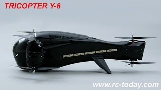 Full Fuselage Y6 TriCopter Video [upl. by Laforge]