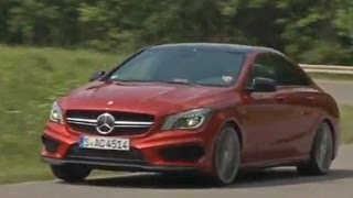 Mercedes CLA45 AMG driven  autocarcouk [upl. by Prudhoe]