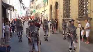 Arezzo Italy The Day of the Giostra del Saracino [upl. by Noslen]