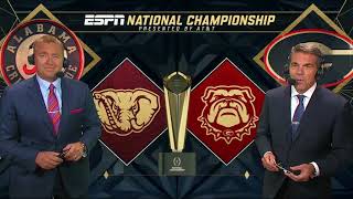 NCAAF 2017 CFP 2017 CFP National Championship Alabama vs Georgia [upl. by Alehs]