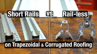 ShortRails vs Railless Mounting Choosing Your Solar Path [upl. by Daryl]