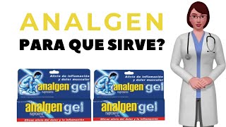 ANALGEN que es y para que sirve analgen gel como tomar analgen [upl. by Ysabel]