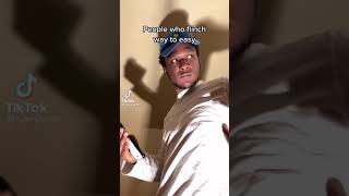 Tiktok meme  people that flinch way too easy people that flinch too easily [upl. by Nessim]