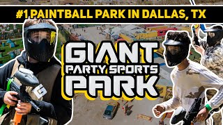 Dallas Texas paintball park  Giant Party Sports Paintball amp Airsoft Park [upl. by Sacrod150]