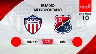 EN VIVO  Junior vs Medellín  Final de la liga Colombiana por el fenómeno del fútbol [upl. by Ellerrehc]