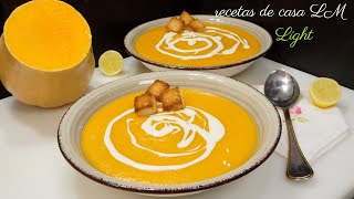 CREMA DE CALABAZA RECETA FÁCIL RÁPIDA SALUDABLE Y ECONÓMICA  EASY RECIPE PUMPKIN CREAM [upl. by Icats889]