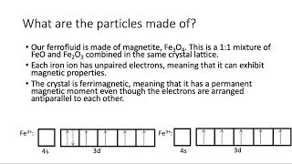 Experiment 7 Ferrofluids Prelab Lecture [upl. by Humfrid28]