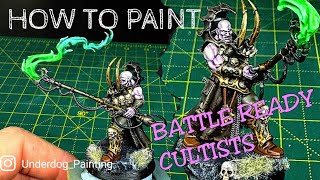 HOW to paint CHAOS CULTISTS 40k [upl. by Grimaud]