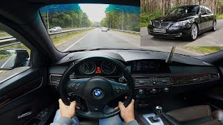 2009 BMW E60 530d Pov Test Drive DRIVEWAVE1 [upl. by Eixirt]