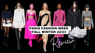 PARIS FASHION WEEK FALL WINTER 2022 REVIEW [upl. by Nyraa]