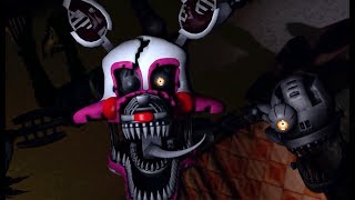 FNaF Nightmare Mangle Jumpscare animated [upl. by Trow]