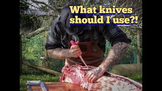 What knives I use and why  The Tattooed Butcher [upl. by Blinnie]