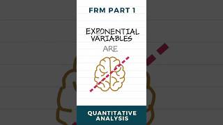 Exponential Variables are Memoryless  FRM Part 1  Quantitative Analysis Book 2 [upl. by Kauslick95]