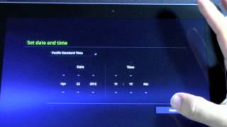 How to Setup Your Android Tablet Part 1 [upl. by Eitsim]