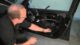 Removing BMW Door Panel amp Replacing Window Regulator [upl. by Cheria354]