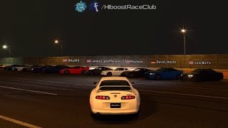 Gran Turismo 6  900HP Supra Build  Open Lobby Night Meet w GTRs Vettes Gallardos amp More [upl. by Saidee]