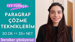 Derece Öğrencisi Paragraf Sorularını Nasıl Çözdü  TYT Türkçe Paragraf Çözme Taktiklerim [upl. by Becki]