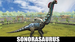 SONORASAURUS MAX LEVEL 40  Jurassic World The Game [upl. by Burl]