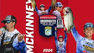 Trey McKinney wins 2024 Dakota Lithium Bassmaster Rookie of the Year [upl. by Annerb751]