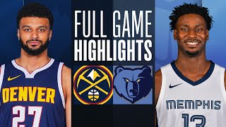 NUGGETS at GRIZZLIES  FULL GAME HIGHLIGHTS  October 27 2023 [upl. by Celestyna]