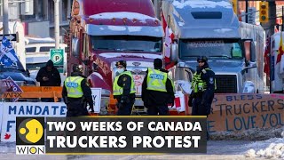 Canadian PM Justin Trudeau slams truckers protest calls truck blockades a threat to economy  WION [upl. by Hukill120]