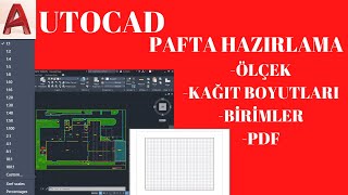 Autocad Detaylı Pafta Hazırlama Rehberi Scale Sheet Viewport Export to PDF [upl. by Gerhan]