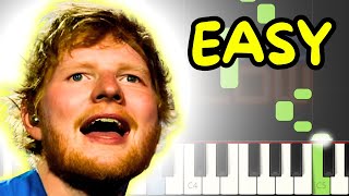 Perfect  Ed Sheeran  Easy Piano Tutorial [upl. by Rasmussen]