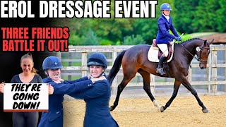 EROLS FIRST DRESSAGE EVENT  COMPETING AGAINST MY FRIENDS  VLOG 111 [upl. by Fitz846]