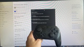 PC How to Connect Nintendo Switch Pro Controller With Bluetooth Tutorial 100 Working [upl. by Trudnak249]