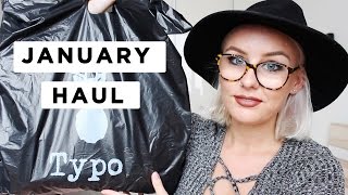 JANUARY HAUL  TOPSHOP TYPO HOMEWARE [upl. by Gerhard]