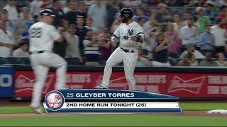 Gleyber Torres 13 Home Runs vs Orioles With Gary Thorne Calls [upl. by Denbrook418]