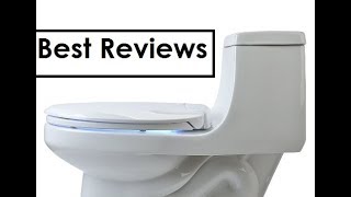 Best Brondell L60 RW LumaWarm Heated Nightlight Round Toilet Seat Reviews [upl. by Soirtemed967]