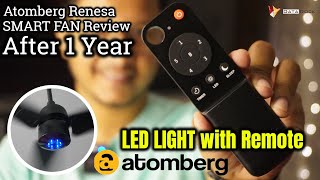 Atomberg Renesa BLDC Motor Ceiling Fan with Remote Review After 1 Year of Use with Pros amp Cons [upl. by Emolas]