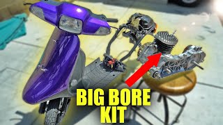 making HONDA DIO ELITE Scooter FASTER  72cc Polini Corsa Big Bore Kit [upl. by Sherfield]