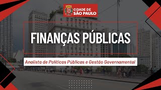 ANALISTA APPGG PREFEITURA SP  Finanças Públicas [upl. by Ken]