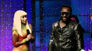 HD Nicki Minaj amp WillIAm  Check It Out Live On Regis amp Kelly 10112010 [upl. by Ahsiele]