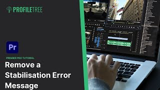 How to Remove a Stabilisation Error Message  Adobe Premiere Pro Tutorial  Ep1  Adobe Premiere Pro [upl. by Weatherley331]