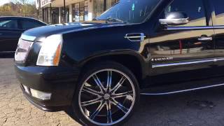 2008 Cadillac Escalade sitting on 26quot Dcenti DW29 wheels with Lexani tires [upl. by Anoli]