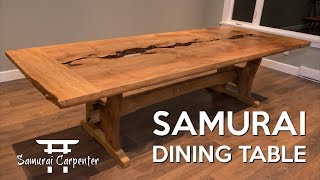 WOODWORKING Building A Dining Table Start To Finish [upl. by Eeleak]